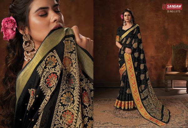 Sangam Harshita Designer Cotton Saree